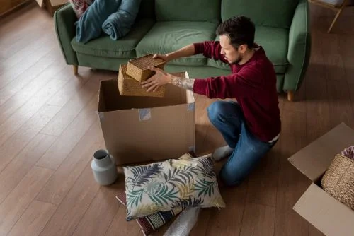 man Helping  Packers and Movers in Ahmedabad